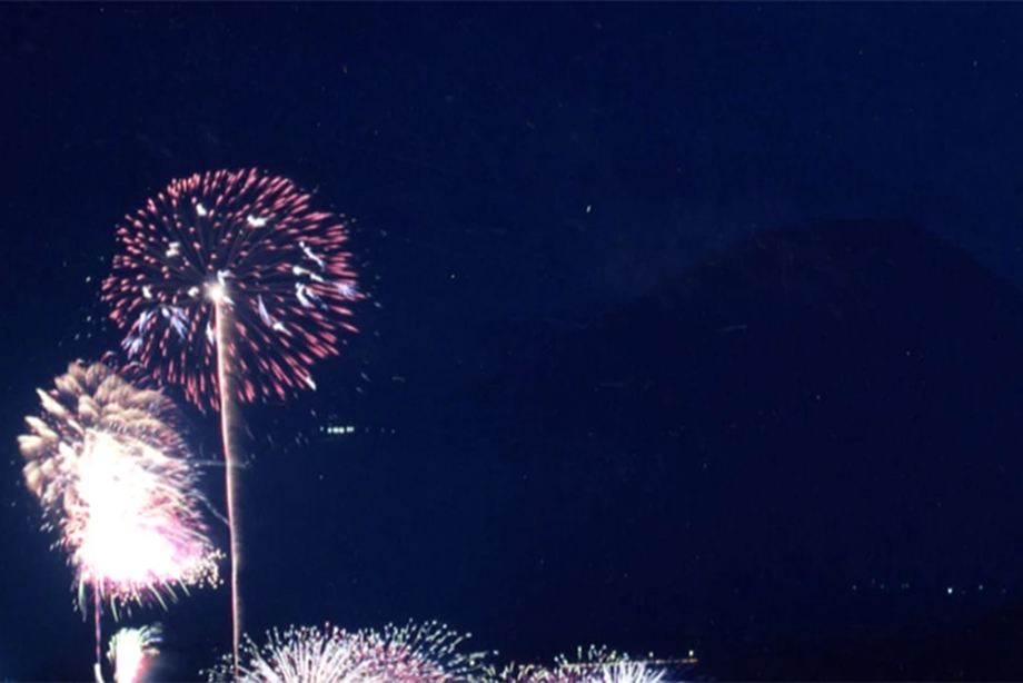 本栖湖神湖祭・花火大会
